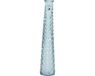 Decoris Vaas van gerecycled glas - D7 x H32 cm - transparant blauw