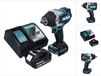 Makita DTW 700 RT1 accu slagmoersleutel 18 V 700 Nm 1/2" XPT Borstelloos + 1x oplaadbare accu 5.0 Ah + lader