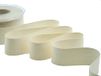 Furlanis - Poly katoen, mat poly-katoenen lint voor geschenkverpakkingen, decoraties, gastgeschenken - ivoor, 35 mm x 25 m