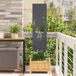 Écran de confidentialité de jardin anthracite 32 x 140 cm Acier laminé à froid