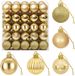 vidaXL Kerstballenset - 100 stuks - Goud - 4 cm - Polystyreen