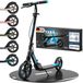 Kidiyana Cityroller, geschikt pour Enfants dès 8 ans et Adultes jusqu'à 100 kg | Trottinette pliable avec roues de 20 cm, frein à main et suspension