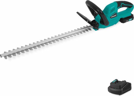 VONROC Accu Heggenschaar 20V – Zwaardlengte 520mm – Snijbreedte 14mm - Incl. 2.0Ah Accu en snellader