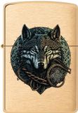 Zippo Wolf Warrior Design