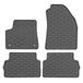 CIKCAR Rubber matten compatibel met Citroën e-C3 IV 2024- & Fiat Grande Panda EV 2025- (4-delig + montagesysteem)