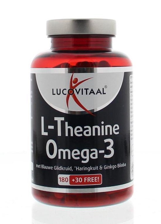 Lucovitaal L-Theanine Omega-3 Capsules 210st
