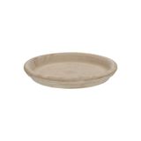 Soucoupe pour pot de fleurs terre cuite gris ø 25 cm