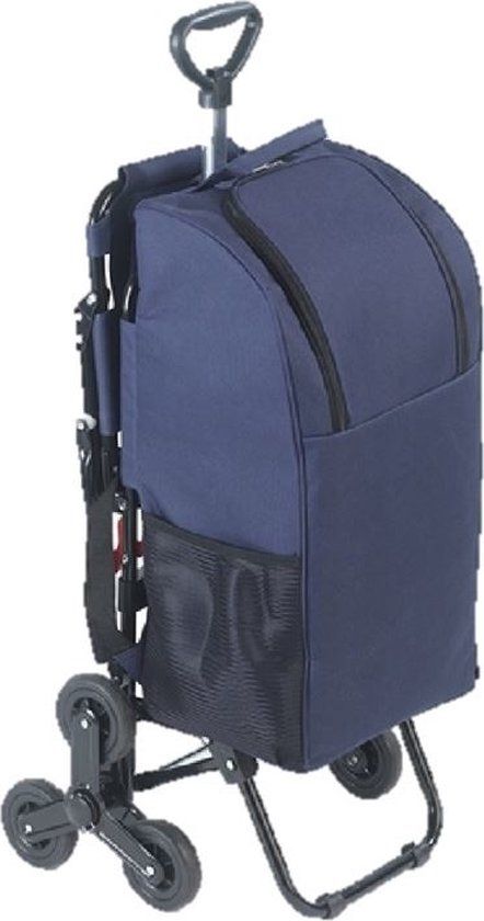 WENKO Super-de-luxe Trolley - Blauw - 35 l - Met verstevigde bodem