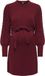 ONLY - OLMMATTI L/S O-NECK BELT ABK DRESS KNT - Dames - Mini jurken