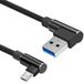 Allteq ALTQ-UM-1000-B-1 USB-kabel USB 2.0 1 m USB A Micro-USB B 5 Gbit/s Zwart