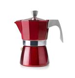 Ibili Evva Espresso Coffee maker - 3 tassen - Rood