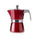 IBILI Percolator, Evva, rood, 9 kopjes, 450 ml, gegoten aluminium, geschikt voor inductie