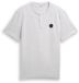 Tom Tailor T-shirt col rond aspect chiné coton mélangé S blanc marine rayure inject