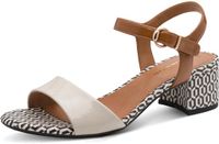 Tamaris - Dames - Sandalen met hak - Bont - Maat 38