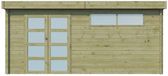 Woodlands Blokhut Modern met Dakisolatie Groen Geïmpregneerd 505 x 385 cm