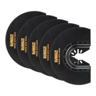 DEWALT Multitool Zaagblad Segment 100mm - DT20729-QZ (5 stuks)
