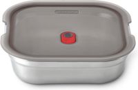 Black+Blum RVS Lunchbox - Vierkant - 1.1 Ltr - Grijs