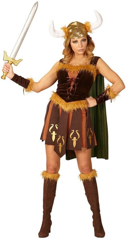 Widmann Piraat & Viking Kostuum Viking Sigursdottir Vrouw Small Carnaval kostuum Verkleedkleding