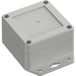 TRU COMPONENTS 6U07080805517 TC-13865216 Boîtier industriel 106,5 x 76,5 x 45 ABS Gris clair 1 pièce