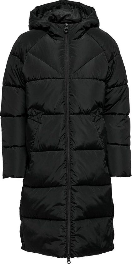 ONLY - ONLAMAND LONG PUFFER COAT CS OTW - Meisjes - Gewatteerde jassen - Zwart - XXL