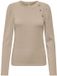 ONLY Nanna Trui Beige L Vrouw