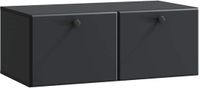 vidaXL Wandmontage TV-kast 78,5 x 41 x 30 cm Zwart Bewerkt hout