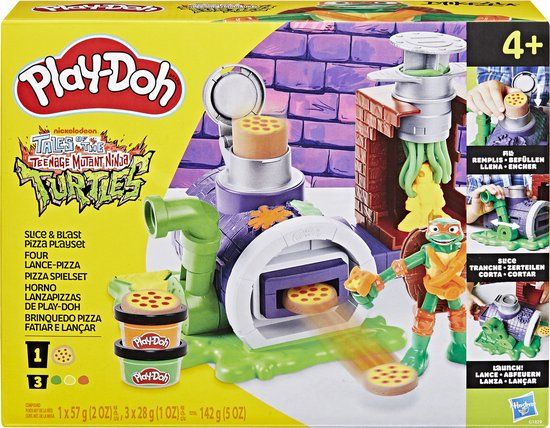 Play-Doh Teenage Mutant Ninja Turtles Slice & Blast Pizza Speelset