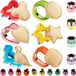 Sans marque Lot de 20 pièces pour enfants avec emporte-pièces et scellants sandwich, emporte-pièces festifs en forme de cœur pour fruits et légumes, boîtes à lunch pour garçons et filles avec motifs d'étoiles de dinosaures