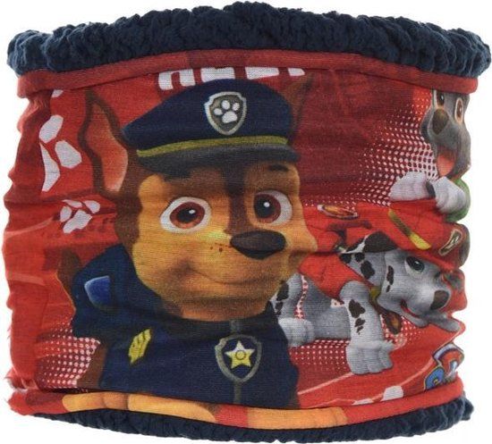 PAW Patrol Col / Sjaal - Rood/Donker blauw - Kinderen