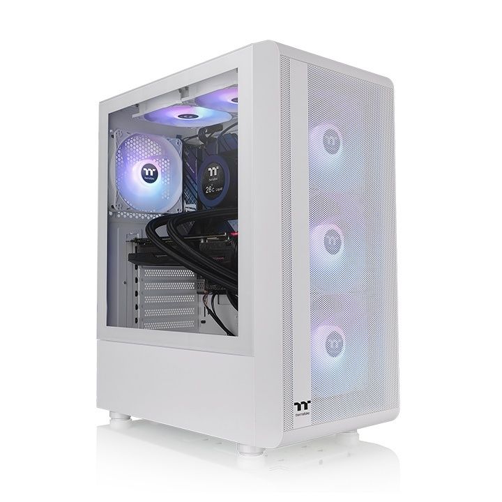 Thermaltake S200 TG ARGB - Wit - Computerbehuizing