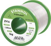 Stannol ZV16 Soldeertin, loodvrij Loodvrij Sn99,3Cu0,7 REL0 1000 g 1 mm