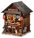 Merkloos Boekenhoek poppenhuis - Japanse izakaya - 3D houten puzzel - Doe-het-zelf miniatuurhuis - Met LED-verlichting - Vanaf 14 jaar