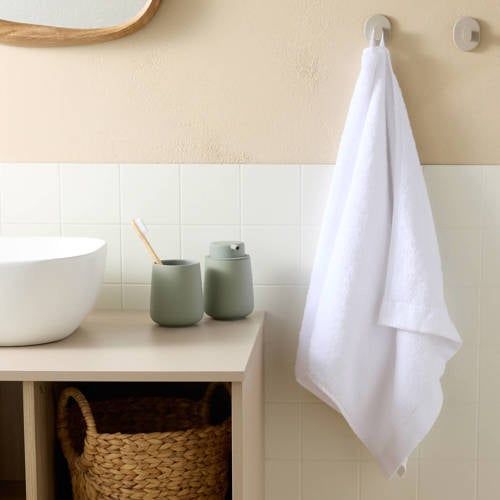 NOUS Living handdoek wit (100x50 cm)