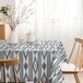 MARTINA HOME Tafelkleed van hars, eilanden, zwart, 100 x 140 cm