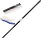 Buemag Set de 3 brosses de nettoyage noir/blanc/bleu avec manche télescopique 130 cm