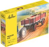 Heller Modelbouwpakket Militaire voertuigen - 81410 - 3 Tons Trailer - Aanhanger Plastic - 1:24 - Modelbouw