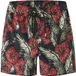 Name It Jongens Zwemshorts NKMZABA Zwart/Rood Gebloemd - Maat 134