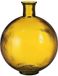 Mica Decorations Firenza Fles Vaas - H42 x Ø34 cm - Gerecycled Glas - Oker