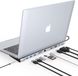 Tymyp USB C-hub, 10 in 1 dockingstation, 4K @30Hz USB C HDMI, VGA, 3 USB 3.0 ondersteunt 5 Gbps, SD/TF-lezer, RJ45 Ethernet, Mic/Audio, Type C Laptop-oplaadhouder, 100 W