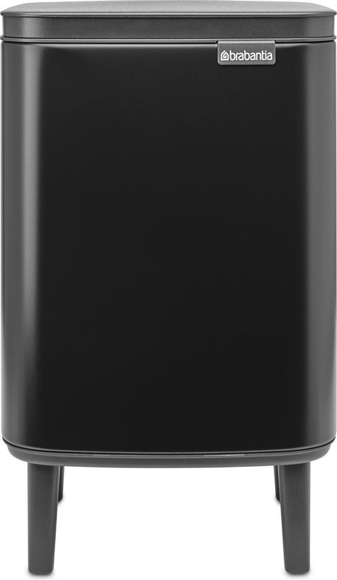 Brabantia Bo Hi Prullenbak - 7 liter - Matt Black