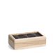 Zeller 15198 opbergbox "Black Mosaic", hout, ca. 20 x 12 x 6 cm