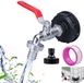 Sans marque Robinet pour cuve IBC - Raccord tuyau d'arrosage 3/4 pouce - Laiton