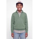 JACK & JONES JUNIOR gebreide trui met borduursels - groen