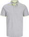 Jack & Jones Poloshirt Korte Mouw Grijs 6XL Katoen