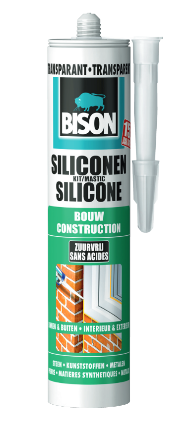 Bison Siliconenkit Bouw - 1491362