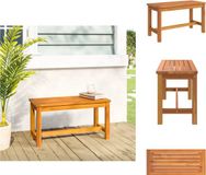 vidaXL Tuinbank 80x35x45 cm massief acaciahout