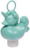 Duckiez Turquoise blauw eenhoorn badeendje badspeelgoed 12 cm
