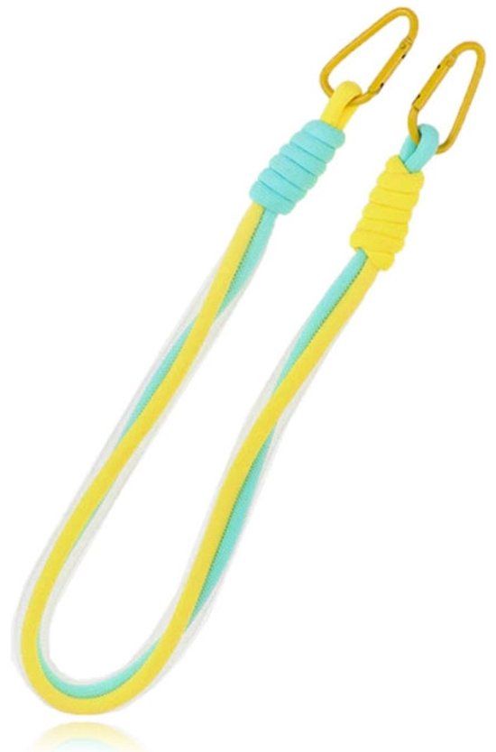 LGT JWLS Lookinggoodtoday Telefoonkoord 75cm - Fel geel & Blauw