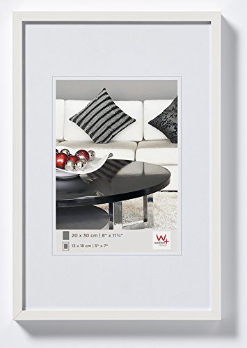 Walther Design AJ684W Aluminium-Bilderrahmen Chair - 59,4x84 cm DIN A1 - Weiß