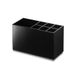 Yamazaki 7844 MIST Toothbrush Stand, black, ABS Resin/Elastomer, 11 x 5 x 7 cm